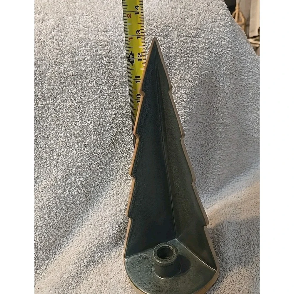Stoneware Tree Taper Candle Holder 13